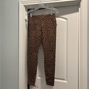 Nike Brown Leopard Print Leggings